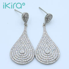 ikira_jewelry_earrings_double_layer_teardrop_silver_diamond_drop_earrings_silver_1