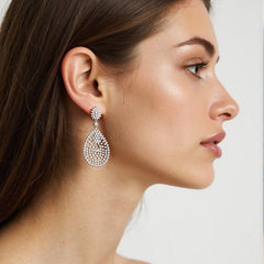 Teardrop Charming Drop Earrings