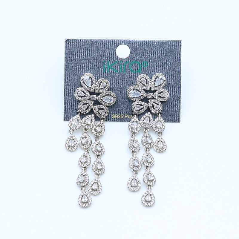 ikira_jewelry_earrings_floral_silver_tassel_drop_earrings_silver_2