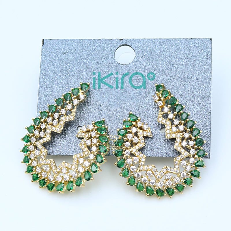 ikira_jewelry_earrings_gold_and_green_wing_stud_earrings_green_2