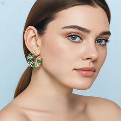 Zircon Flying Wing Earrings
