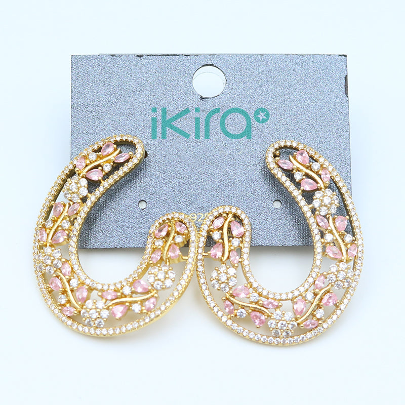 ikira_jewelry_earrings_pink_and_white_flower_stud_earrings_with_gold_finish_pink_2