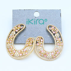 ikira_jewelry_earrings_pink_and_white_flower_stud_earrings_with_gold_finish_pink_2