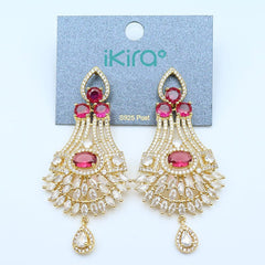 ikira_jewelry_earrings_red_gemstone_gold_drop_earrings_red_2