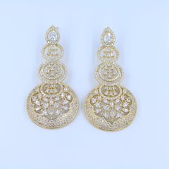 Regal Blossom Drop Earrings