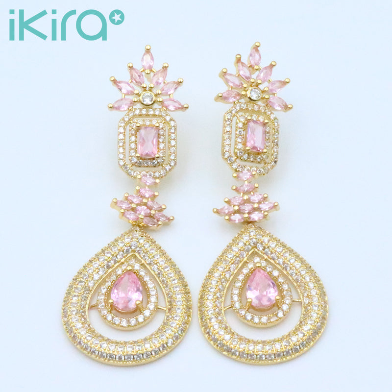 ikira_jewelry_earrings_rose_gold_teardrop_Earrings_gold_1