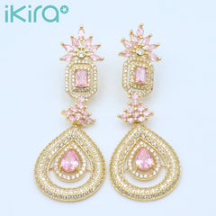 ikira_jewelry_earrings_rose_gold_teardrop_Earrings_gold_1