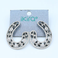 ikira_jewelry_earrings_silver_and_black_flower_stud_earrings_balck_2
