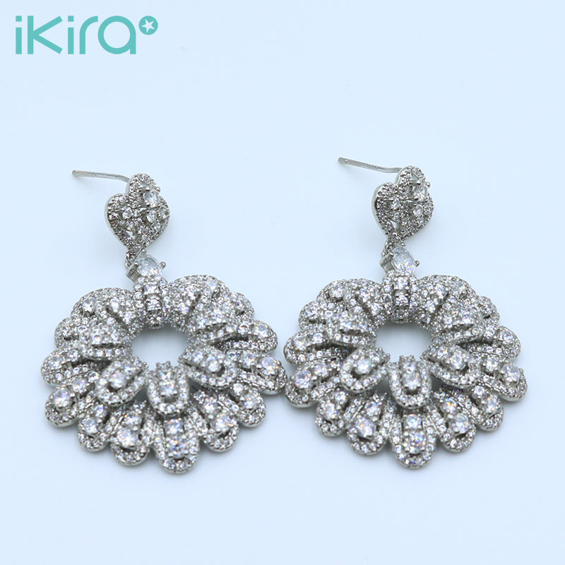 ikira_jewelry_earrings_silver_floral_rhinestone_drop_earrings_silver_1