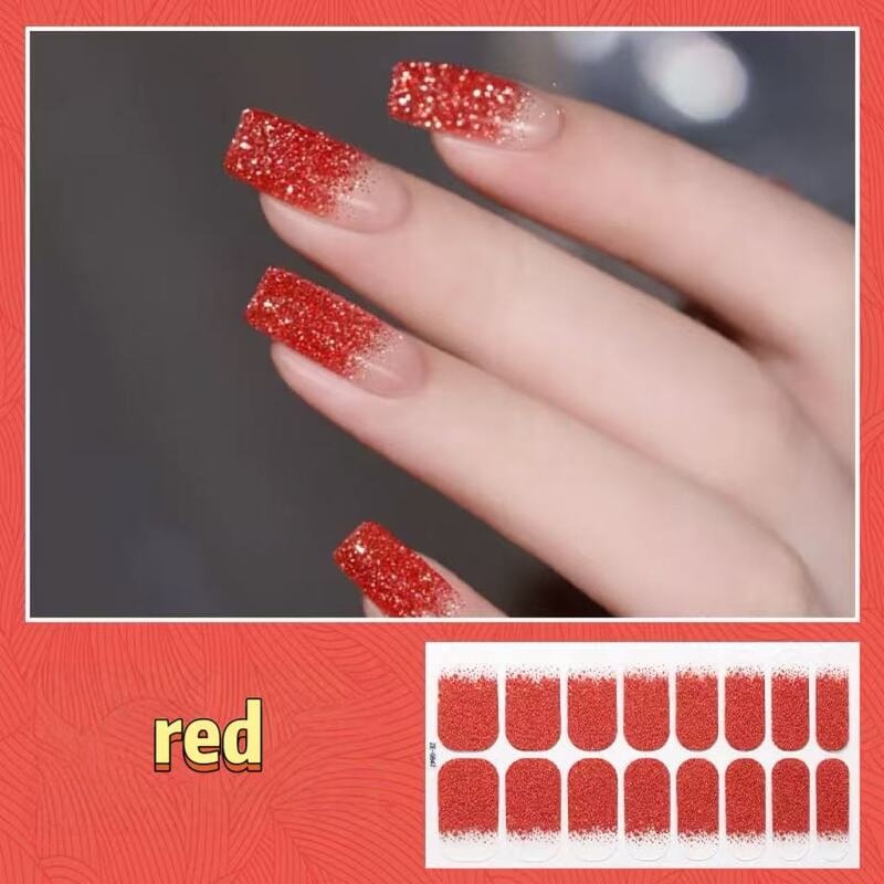 Flash Silver gradient nail patch