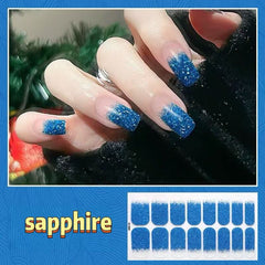 Flash Silver gradient nail patch